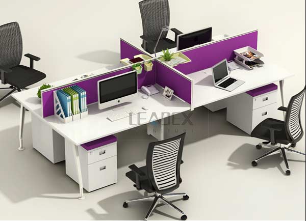4 Seaters Bench Workstation